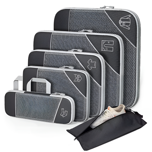 WoodenCrew™ 6Pcs Compress Packing Cubes