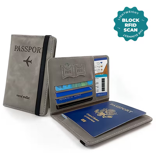 WoodenCrew™ RFID Travel Wallet