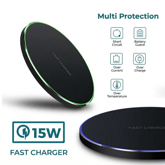 WoodenCrew™ Wireless Fast Charger 15W
