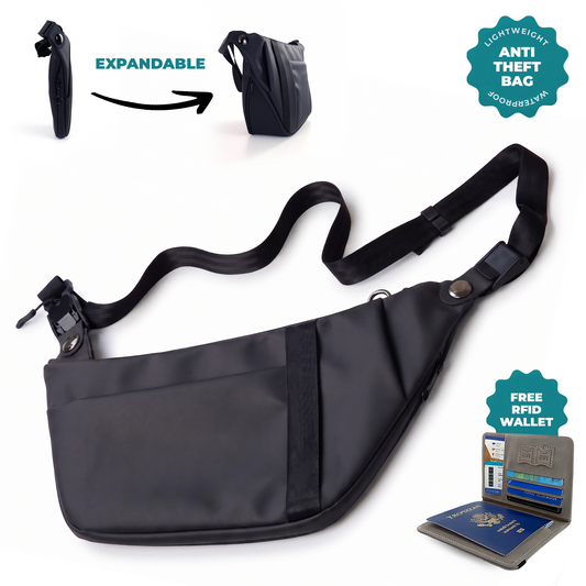 WoodenCrew™ Expandable Anti-Theft Bag