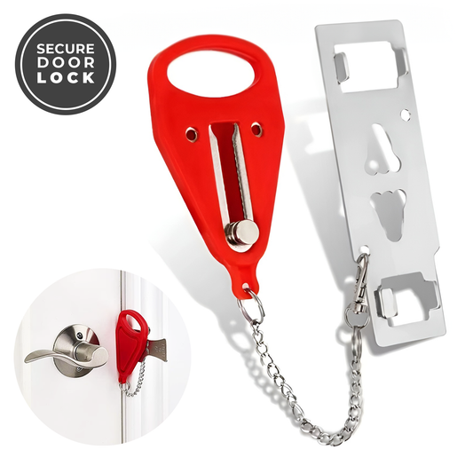 WoodenCrew™ Portable Security Door Lock - WoodenCrew