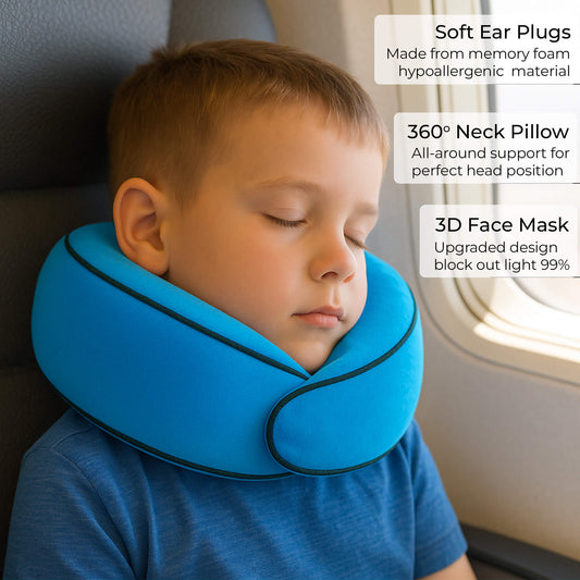 WoodenCrew™ Kids Travel Pillow Set