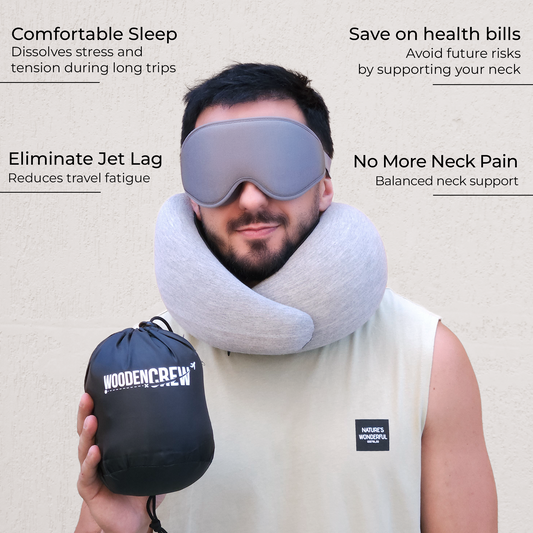 WoodenCrew™ Travel Pillow | Ultimate Kit - WoodenCrew