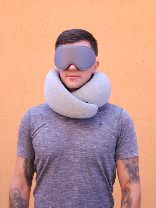 Travel Pillow with Eye Mask