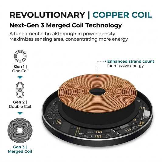 WoodenCrew™  Wireless Fast Charger 15W