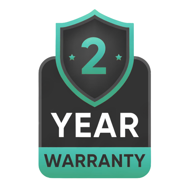 2 Year Warranty