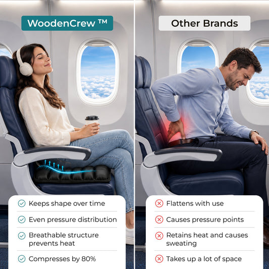 WoodenCrew™ AirSeat Travel Cushion