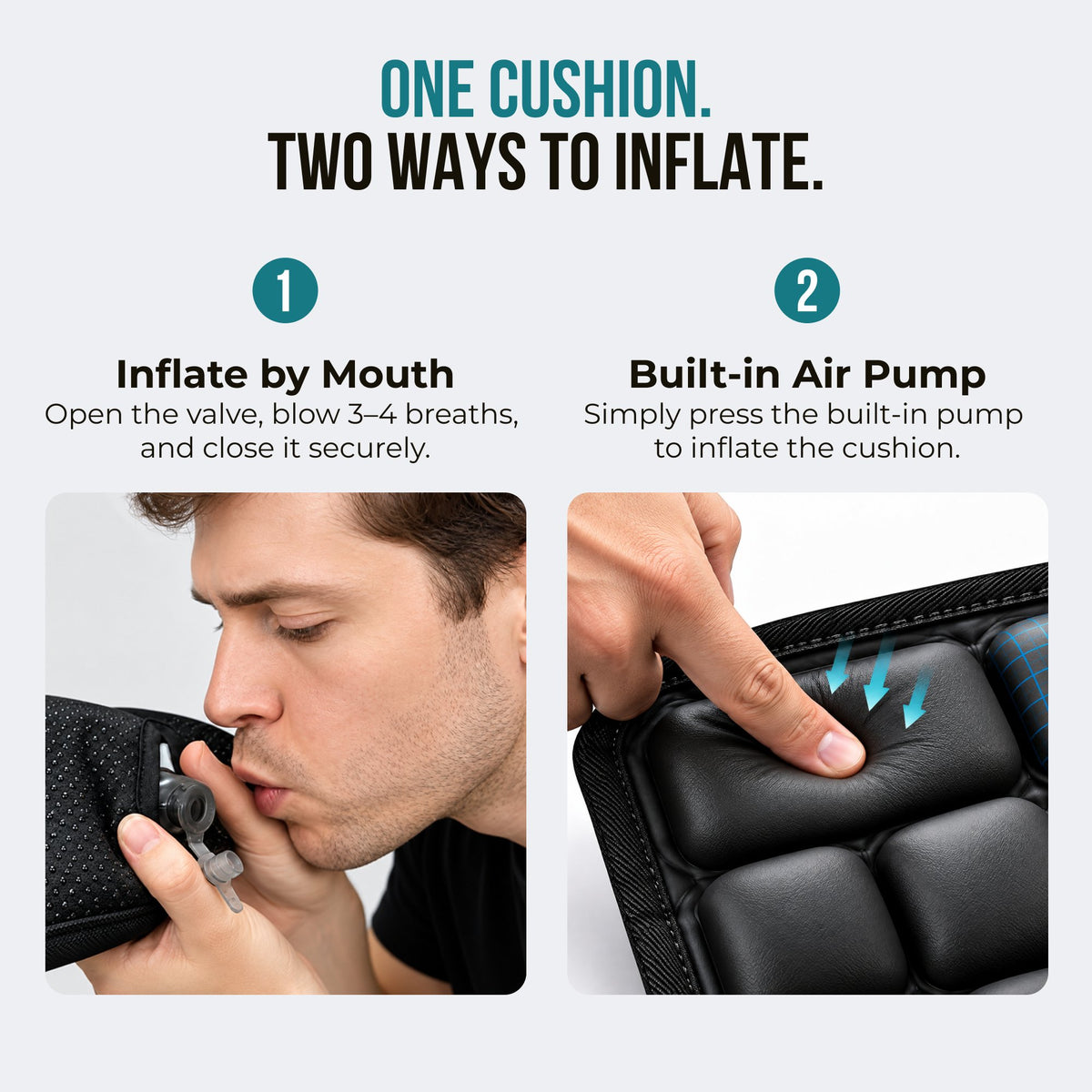 WoodenCrew™ AirSeat Travel Cushion