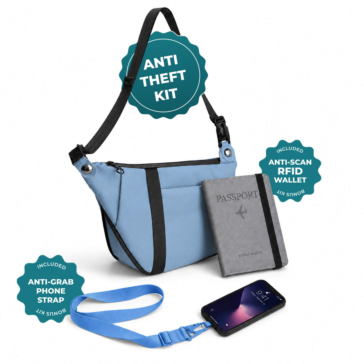 WoodenCrew™ Expandable Anti-Theft Bag