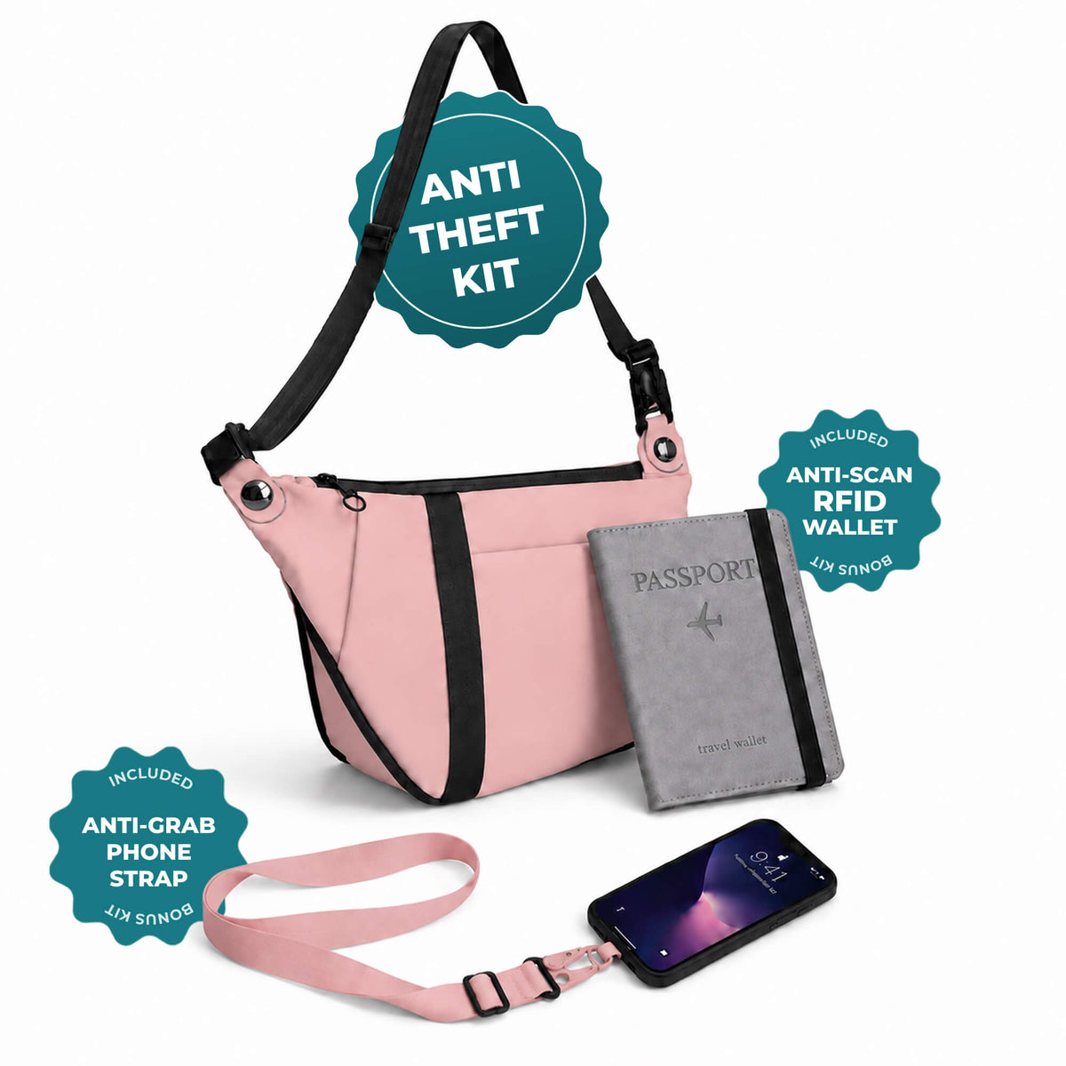 WoodenCrew™ Expandable Anti-Theft Bag