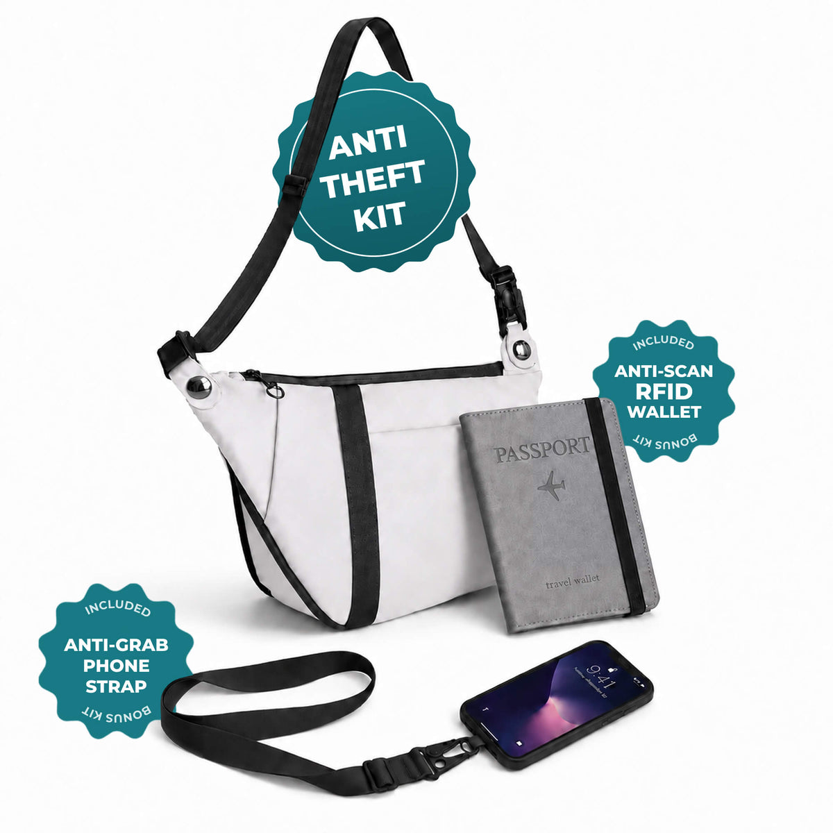 WoodenCrew™ Expandable Anti-Theft Bag