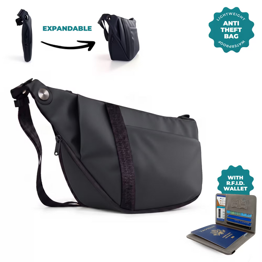 WoodenCrew™ Expandable Anti-Theft Bag