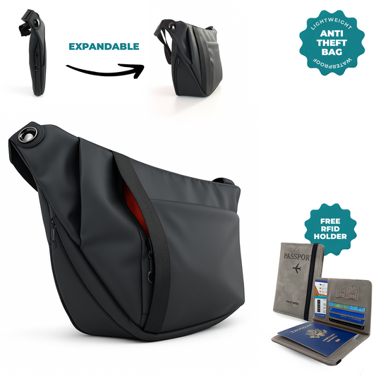 WoodenCrew™ Expandable Anti-Theft Bag