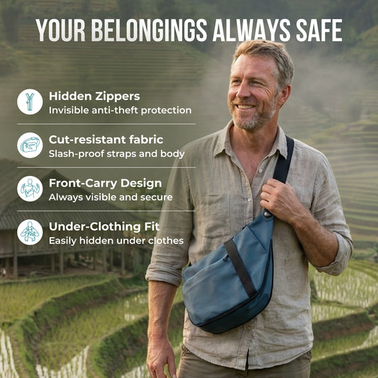 WoodenCrew™ Expandable Anti-Theft Bag