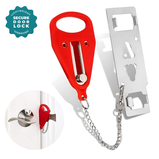 WoodenCrew™ Portable Security Door Lock