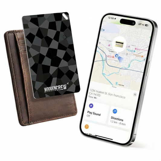 WoodenCrew™ Wallet GPS Tracker Card
