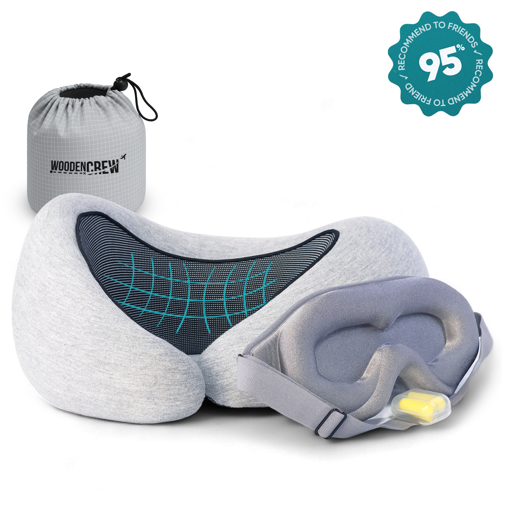 WoodenCrew™ Travel Pillow | Ultimate Kit