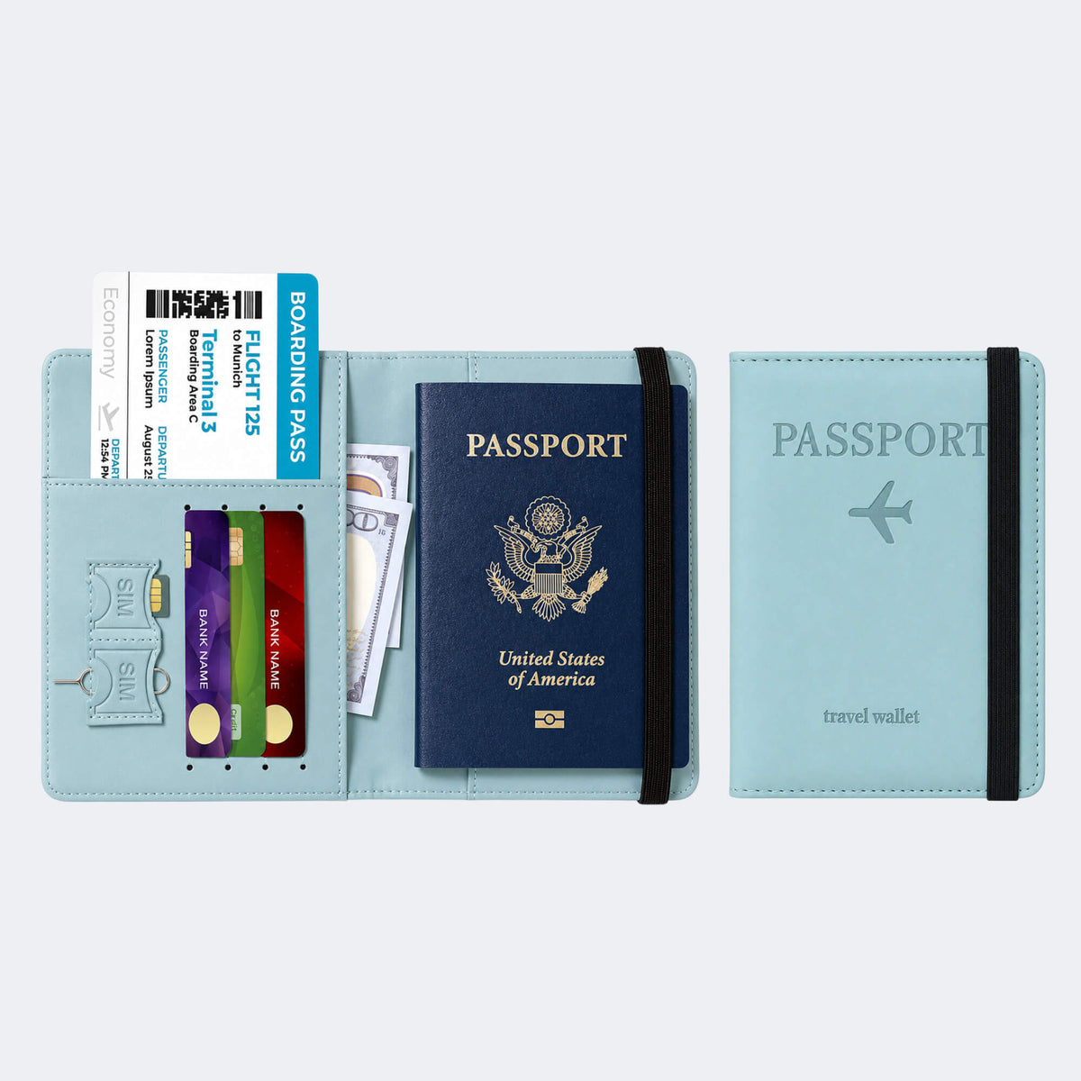WoodenCrew™ RFID Anti-Scan Travel Wallet