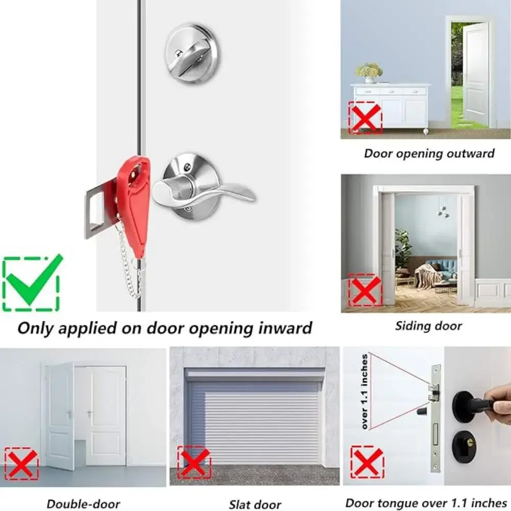 WoodenCrew™ | Portable Door Lock - WoodenCrew